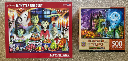 Lot halloween puzzles - lot,